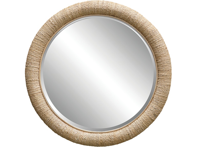 Uttermost Mirrors Mariner Natural Round Mirror 08169 at Norwood Furniture