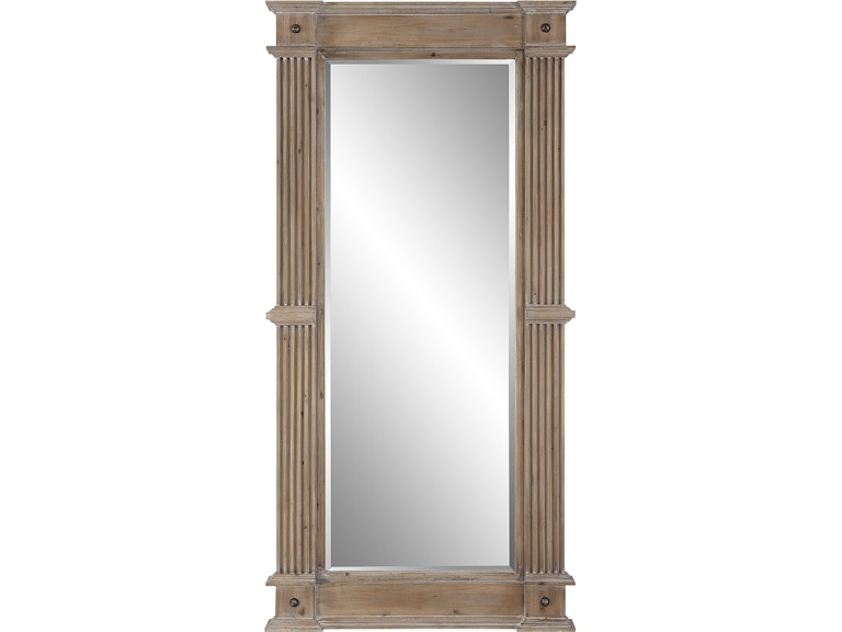 Uttermost Mirrors McAllister Natural Wood Oversized Mirror 09799 at Norwood Furniture