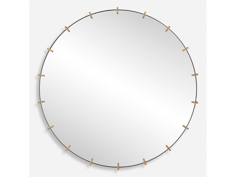 Uttermost Mirrors Pali Industrial Round Mirror 09994 at Norwood Furniture
