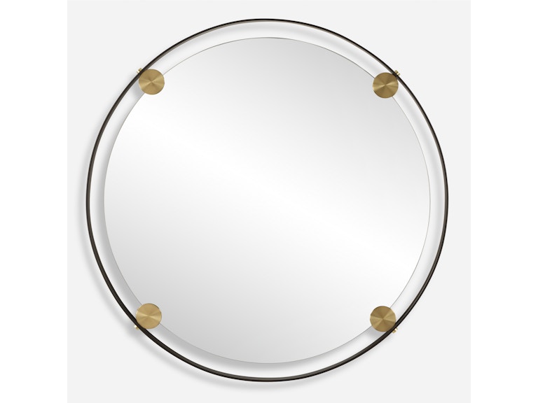 Uttermost Mirrors Radius Round Bronze Iron Mirror 09983 at Norwood Furniture Uttermost Mirrors Radius Round Bronze Iron Mirror 09983 at Norwood Furniture