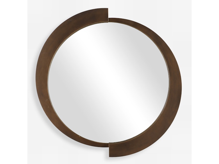 Uttermost Mirrors Reverse Round Mirror 08227 at Norwood Furniture