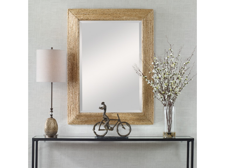 Uttermost Mirrors Rora Woven Coastal Mirror 09796 at Norwood Furniture