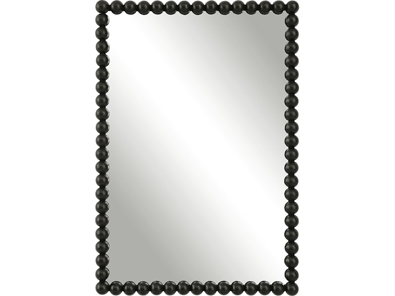 Uttermost Mirrors Serna Black Vanity Mirror 09789 at Norwood Furniture