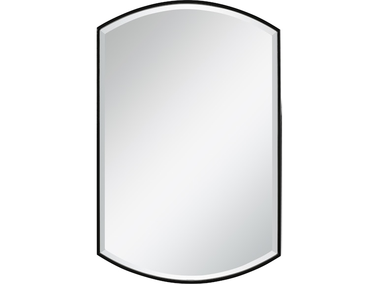 Uttermost Mirrors Shield Shaped Iron Mirror 09705 at Norwood Furniture