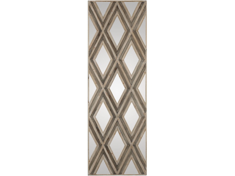 Uttermost Mirrors Tahira Geometric Argyle Pattern Wall Mirror 04116 At Norwood Furniture