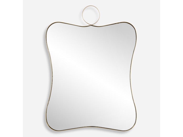 Uttermost Mirrors Talia Brass Vanity Mirror 09974 at Norwood Furniture