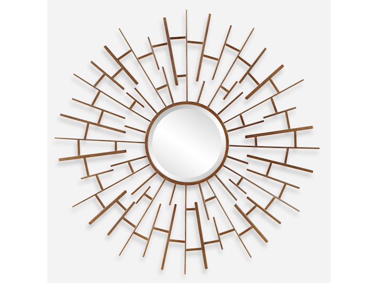 Uttermost Mirrors Tangled Bronze Round Mirror 09995 at Norwood Furniture