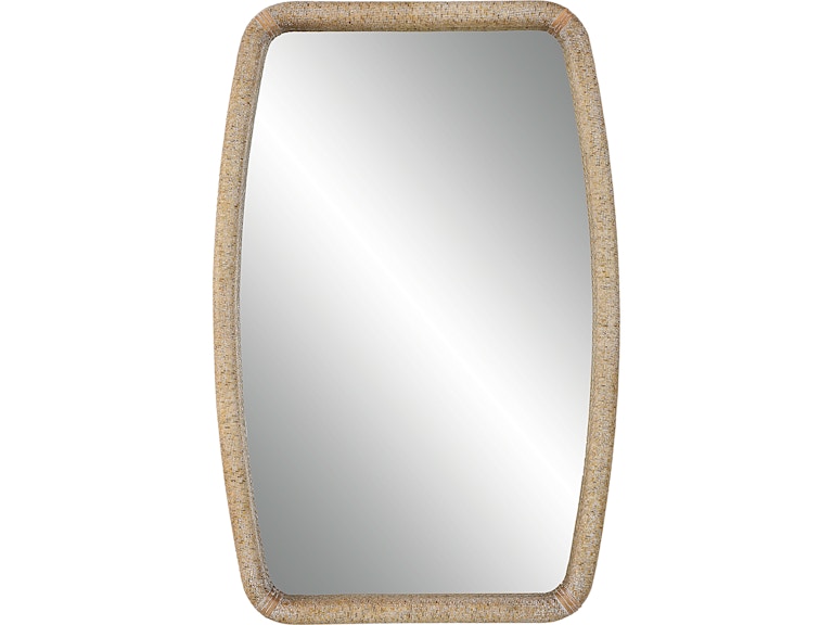 Uttermost Mirrors Tiki Rattan Mirror 09831 at Norwood Furniture