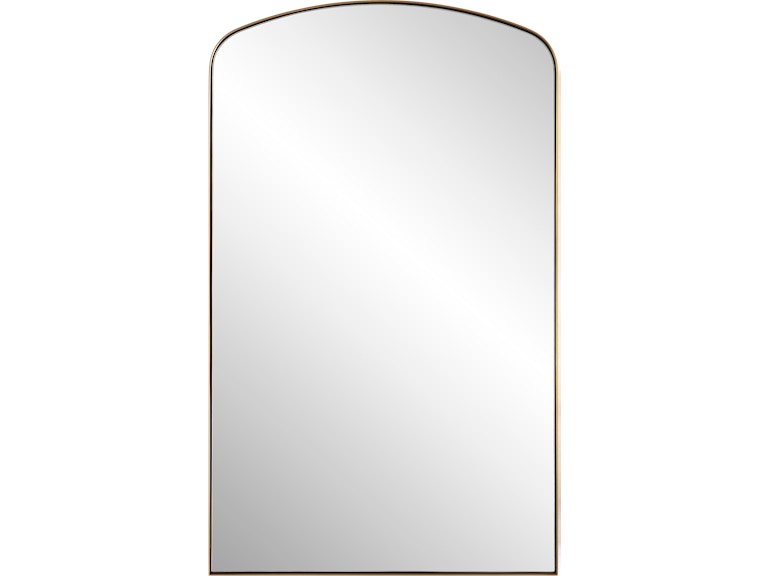 Uttermost Mirrors Tordera Brass Arch Mirror 09923 at Norwood Furniture