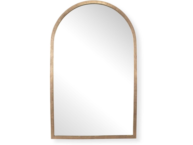 Uttermost Mirrors Vestry Antique Brass Arch Mirror 08273 at Norwood Furniture