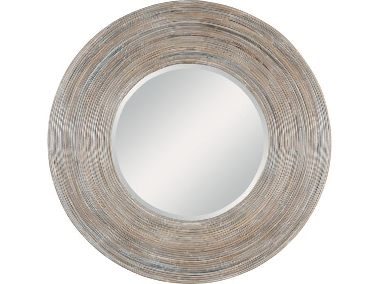 Uttermost Mirrors Vortex White Washed Round Mirror 08173 at Norwood Furniture
