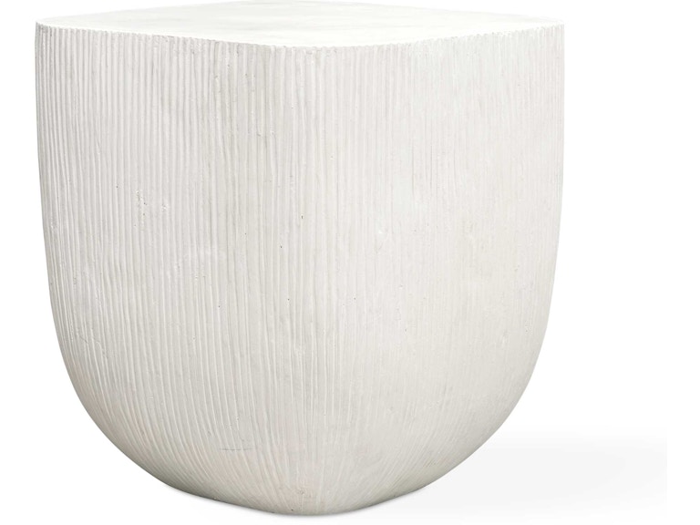 Uttermost Outdoor Furniture Alma Concrete Outdoor Side Table 50236 at Norwood Furniture