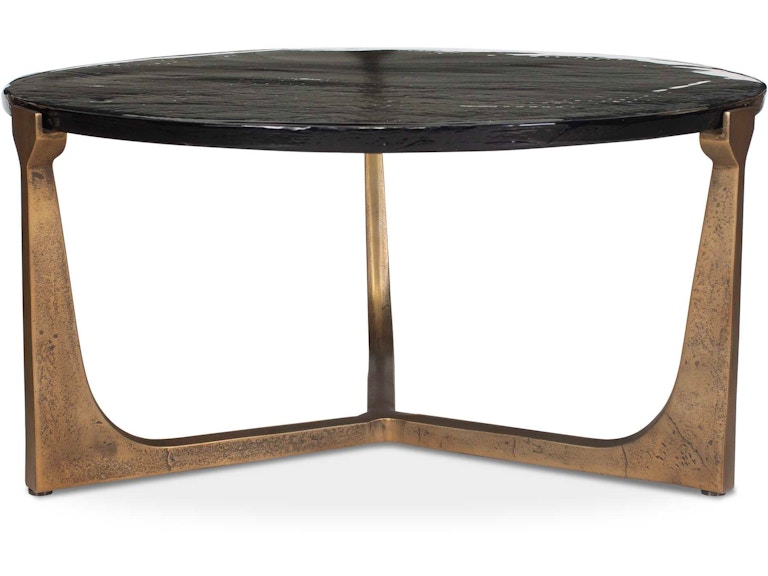 Uttermost Outdoor Furniture Bohdi Outdoor Brass Coffee Table 50215 at Norwood Furniture
