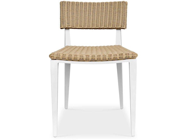 Uttermost Outdoor Furniture Calbas White Outdoor Dining Chair 50241 at Norwood Furniture