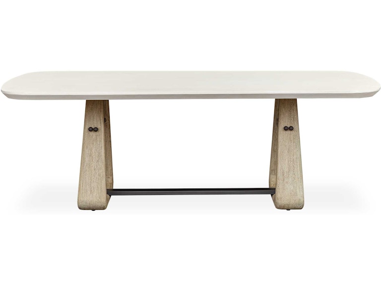 Uttermost Outdoor Furniture Circa Concrete Outdoor Dining Table 50257 at Norwood Furniture