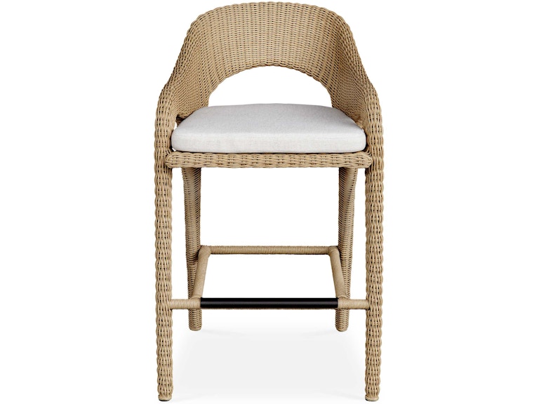 Uttermost Outdoor Furniture Kavali Outdoor Wicker Barstool 23935 at Norwood Furniture