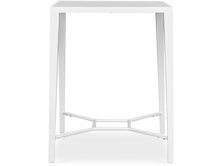 Uttermost Outdoor Furniture Montellano White Outdoor Bar Table 50238 at Norwood Furniture