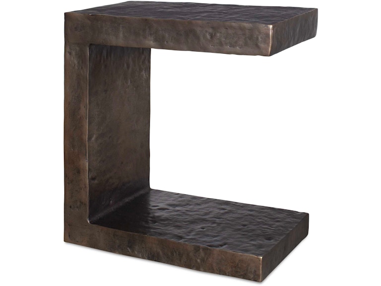 Uttermost Outdoor Furniture Obra Bronze Outdoor Side Table 50213 at Norwood Furniture