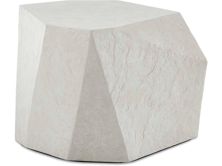 Uttermost Outdoor Furniture Parra Limestone Outdoor Side Table 50142 at Norwood Furniture