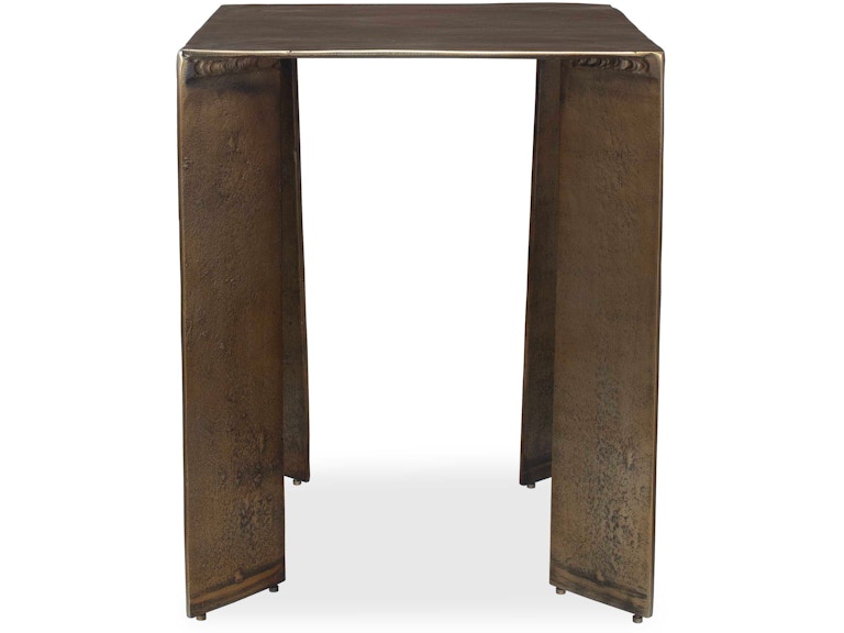 Uttermost Outdoor Furniture Reade Brass Outdoor Accent Table 50224 at Norwood Furniture