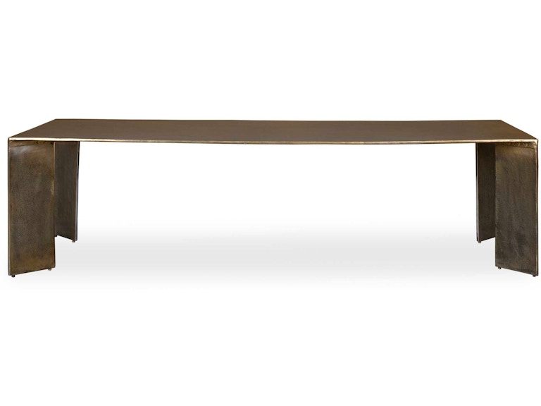 Uttermost Outdoor Furniture Reade Brass Outdoor Coffee Table 50223 at Norwood Furniture