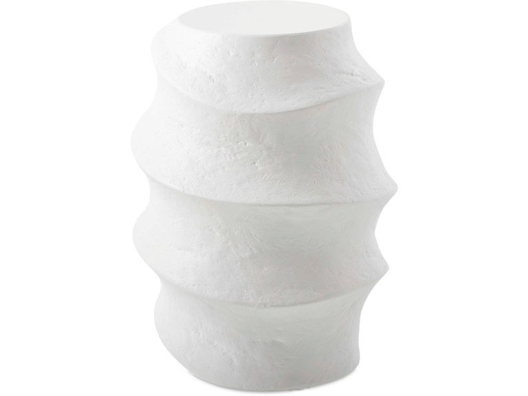 Uttermost Outdoor Furniture Winded Outdoor White Accent Table 50201 at Norwood Furniture