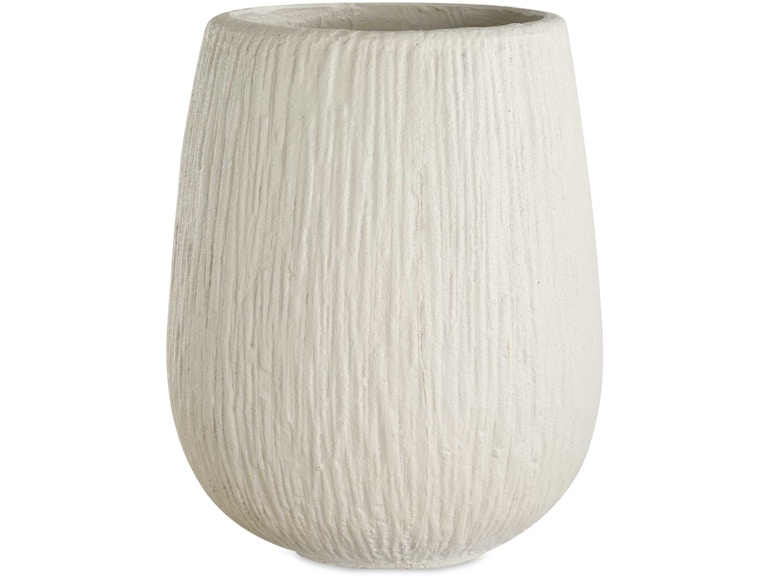 Uttermost Outdoor Rustic Ridge Off-White Outdoor Planter 18250 at Norwood Furniture