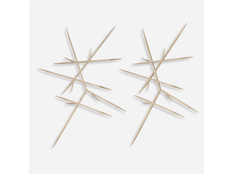 Uttermost Wall Decor Fireworks Silver Wall Decor Set/2 04371 at Norwood Furniture