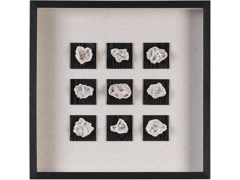 Uttermost Wall Decor Geode Linen Shadow Box 04080 at Norwood Furniture