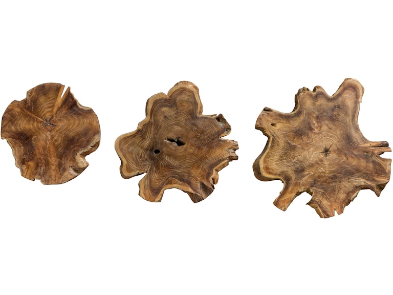 Uttermost Wall Decor Kalani Teak Wall Art Set/3 04085 at Norwood Furniture