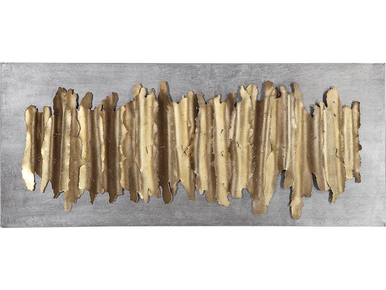 Uttermost Wall Decor Lev Gold Metal Wall Decor 04195 at Norwood Furniture