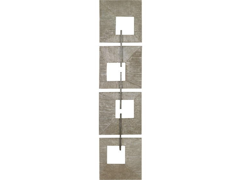 Uttermost Wall Decor Linked Champagne Metal Wall Decor 04354 at Norwood Furniture