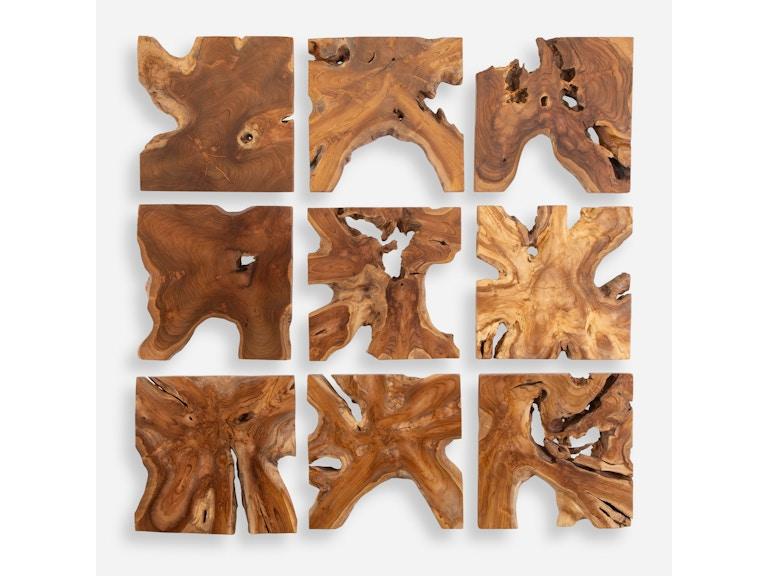 Uttermost Wall Decor Talia Wood Wall Decor Set/9 04379 at Norwood Furniture Uttermost Wall Decor Talia Wood Wall Decor Set/9 04379 at Norwood Furniture
