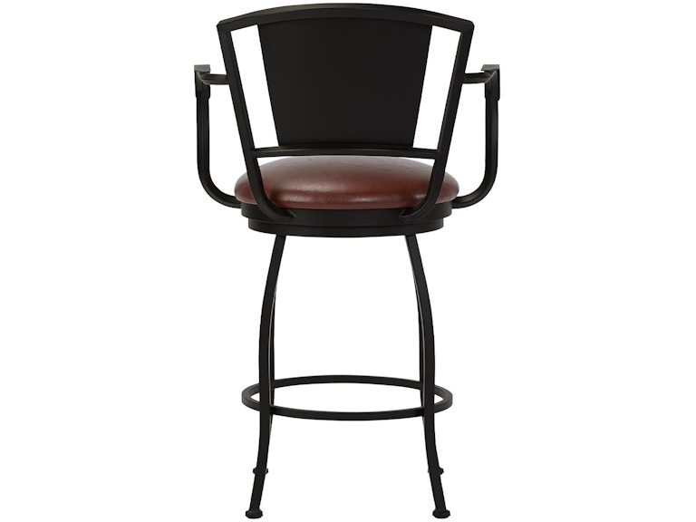 Wesley Allen Casual Dining Berkeley Barstools With Back B508 AS at Norwood Furniture