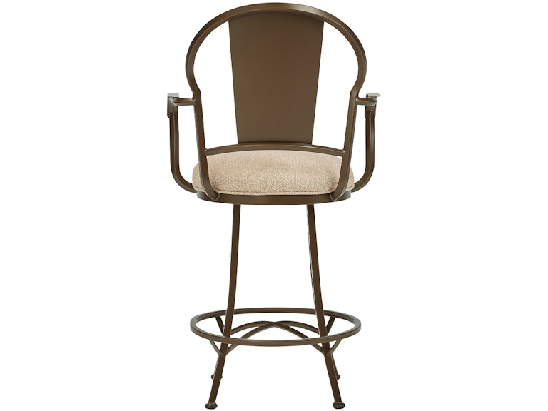 Wesley Allen Casual Dining Cleveland Barstools With Back B514 AS at Norwood Furniture