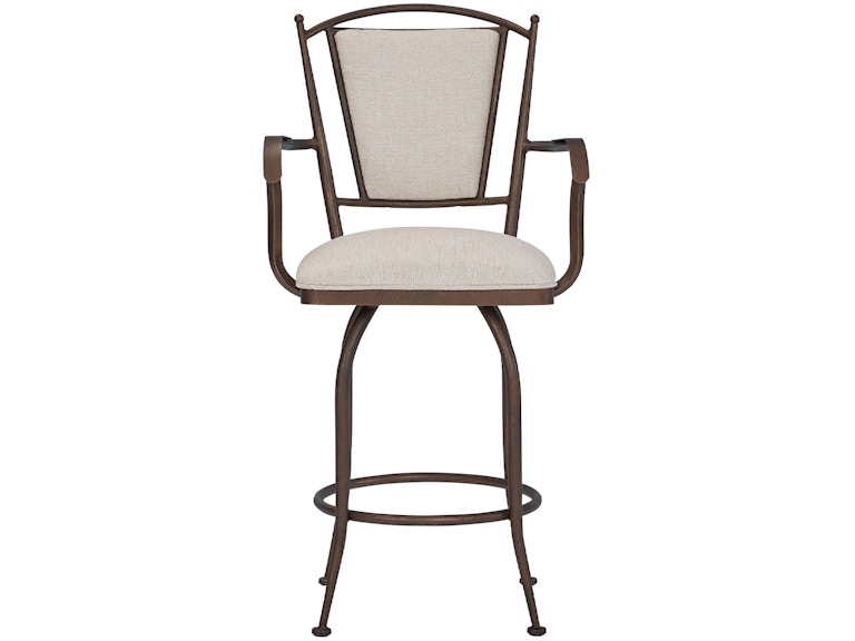 Wesley Allen Casual Dining Durham Barstools With Back B512 AS at Norwood Furniture