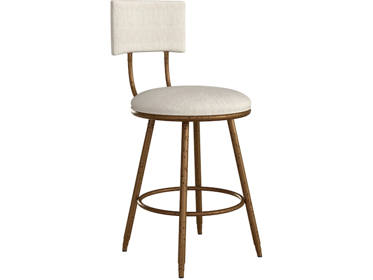 Wesley Allen Casual Dining Rei (Hammered Barstool) Barstools With Back B265 S at Norwood Furniture