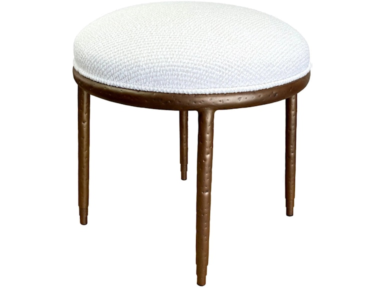 Wesley Allen Living Room Royce Ottoman (Hammered Ottoman) OT1210 at Norwood Furniture